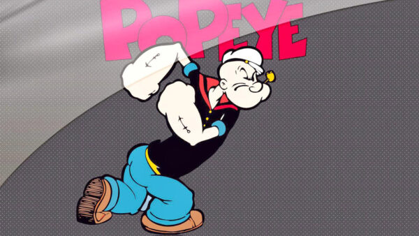 Wallpaper Popeye, Blue, Black, Dress