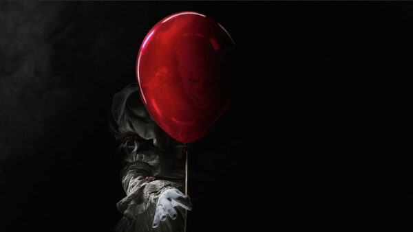 Wallpaper Red, With, Pennywise, Balloon