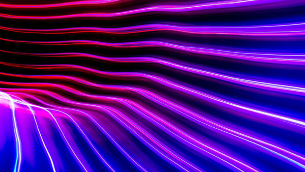 Wallpaper Curves, Neon, Abstraction, Abstract, Purple, Light, Blue