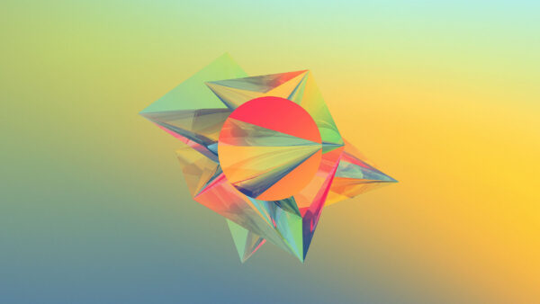 Wallpaper Round, Shapes, Colorful, Background, Geometric, Triangles