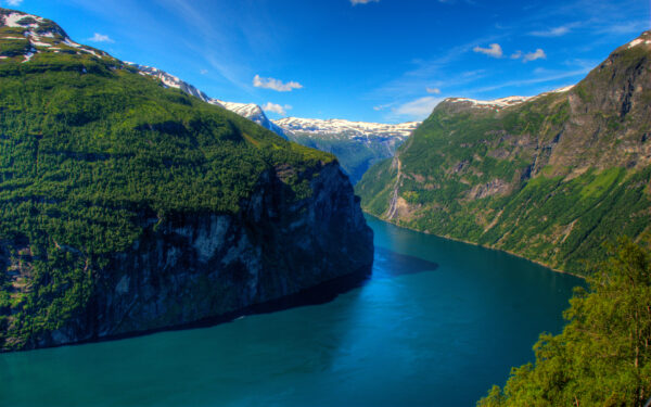 Wallpaper Geirangerfjord, Norway, Fjord