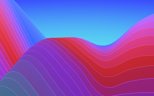 Wallpaper Abstract, Colorful, Waves