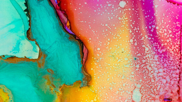 Wallpaper Paint, Stains, Mobile, Bright, Desktop, Yellow, Abstract, Pink, Blue
