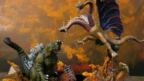 Wallpaper Versus, Desktop, Godzilla, Movies, Ghidorah, King