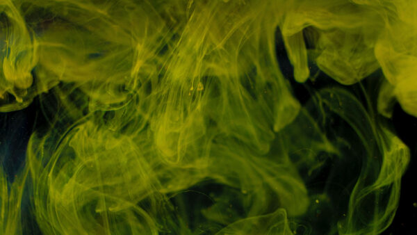 Wallpaper Desktop, Mobile, Water, Abstract, Paint, Yellow, Green