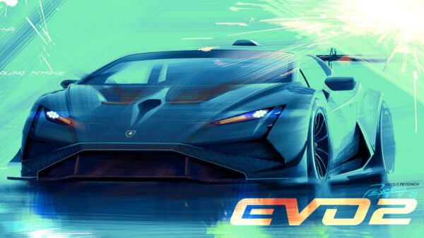 Wallpaper EVO2, Trofeo, Cars, Lamborghini, Super, Huracan, 2022