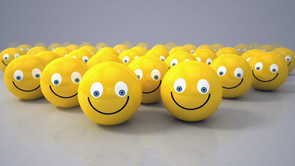Wallpaper Multiple, Smiley, Yellow, Emoji