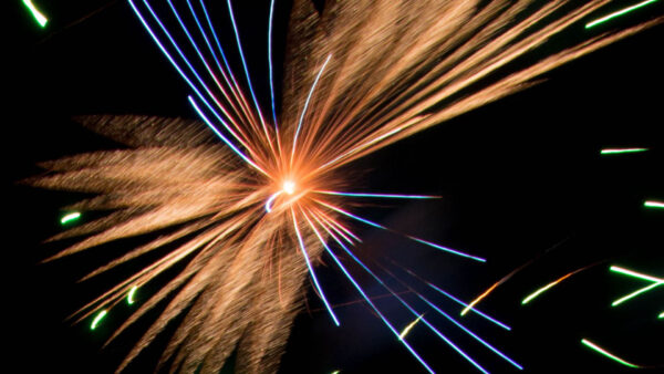 Wallpaper Sparks, Abstraction, Fireworks, Abstract, Explosion