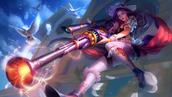 Wallpaper Art, The, Piltover, Caitlyn, Splash, Legends, League, Sheriff