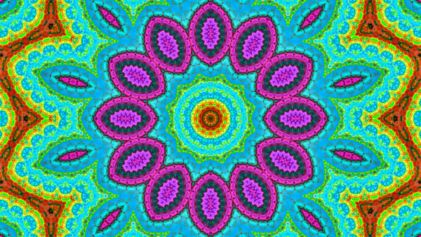 Wallpaper Abstract, Shapes, Kaleidoscope, Artistic, Colorful