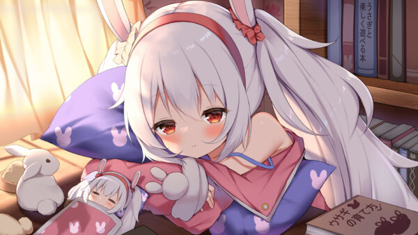 Wallpaper Red, Laffey, Azur, Eyes, Lane