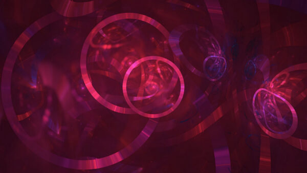 Wallpaper Desktop, Trippy, Fractal, Strokes, Circles, Pink