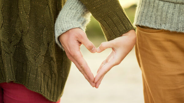 Wallpaper Heart, Couple, Shape, Hands