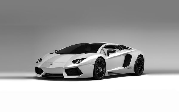 Wallpaper White, Aventador, Lamborghini