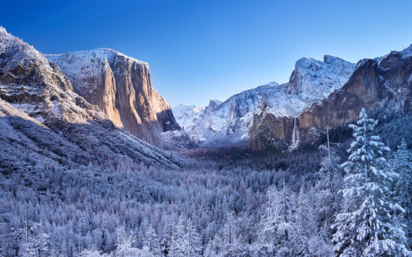 Wallpaper Winter, Yosemite, Park, National