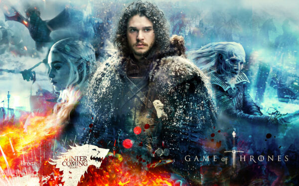Wallpaper Game, Thrones, Jon, Season, Snow