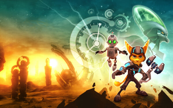 Wallpaper Time, Clank, Future, Ratchet, Game, Crack