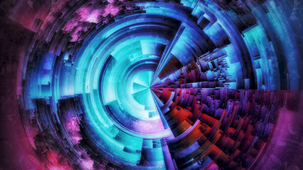 Wallpaper Abstract, Neon