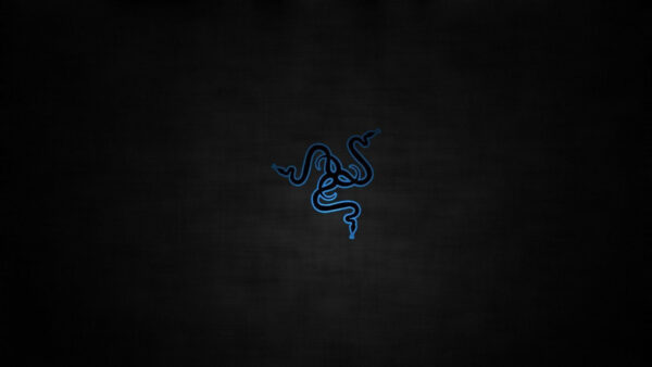 Wallpaper Desktop, Blue, Logo, Background, Razer, Black