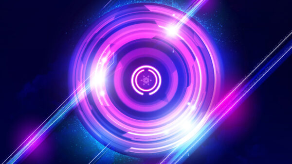 Wallpaper Circles, Purple, White, Desktop, Lighting