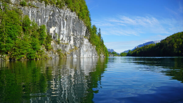 Wallpaper Water, Reflection, Desktop, Trees, Mobile, Rock, Green, Nature