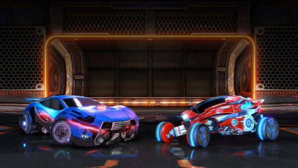 Wallpaper Rocket, Cars, Blue, League