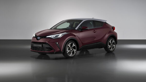 Wallpaper C-HR, HYbrid, Maroon, SUV, Cars, Dark, Toyota