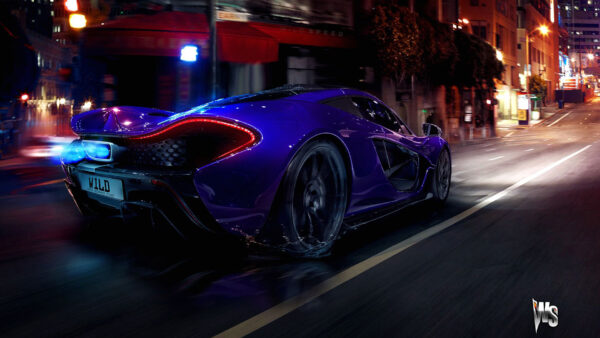 Wallpaper Blue, Mclaren