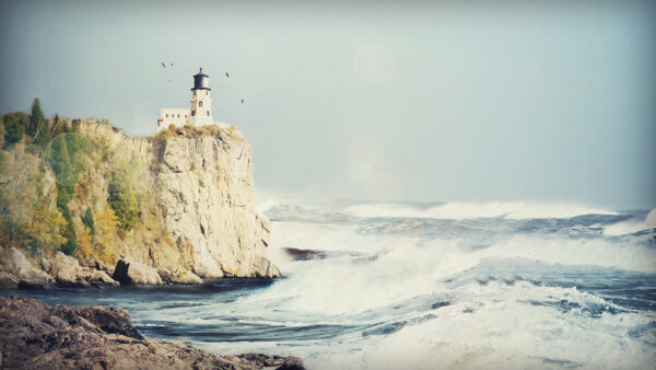 Wallpaper Lighthouse, Beautiful