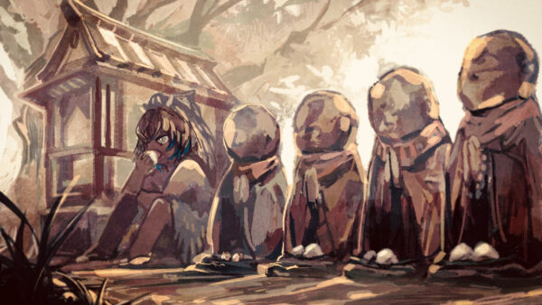 Wallpaper 4k, Slayer, Demon, Girl, Sitting, Anime