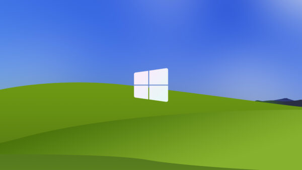 Wallpaper Windows, Minimalist, Logo