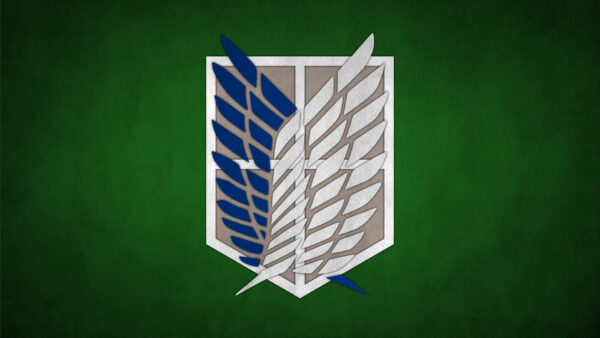 Wallpaper Scouting, Wings, And, Attack, With, Legion, Black, Freedom, Anime, Desktop, Titan, Background, Green
