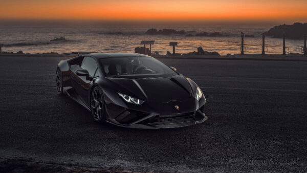 Wallpaper Supercar, Huracan, Evo, Sport, Desktop, Cars, Black, Lamborghini