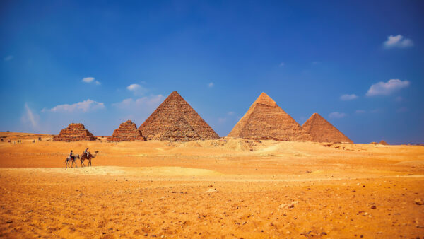 Wallpaper Desert, Egypt, Travel, Pyramid, Sand