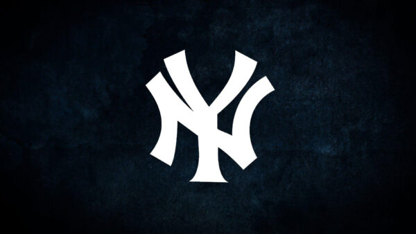 Wallpaper Background, White, Desktop, Blue, Baseball, Yankees, Black, Logo
