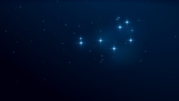 Wallpaper Sky, Black, Stars, Blue, Space, Desktop