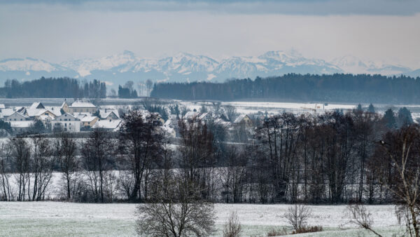 Wallpaper And, Snow, Winter, During, Mountain, House, Forest, Village, Covered