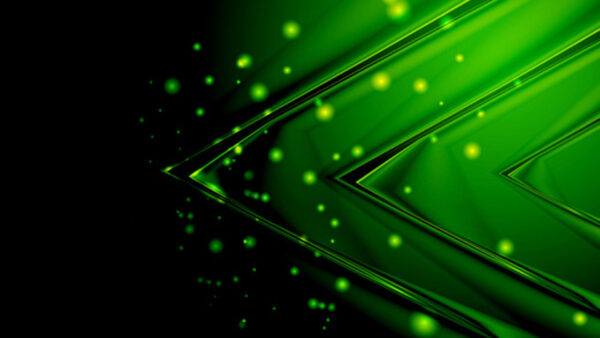 Wallpaper Green, Glare, Triangle, Abstraction, Background, Abstract