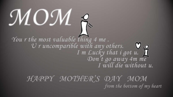 Wallpaper Heart, From, Desktop, Happy, You, Valuable, For, Are, MOM, Day, The, Mothers, Thing, Bottom, Dad, Most