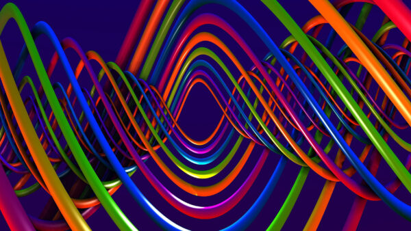 Wallpaper Swirl, Wavy, Abstract, Colorful, Abstraction, Lines