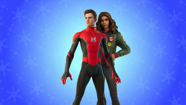 Wallpaper Spider-man, Zendaya, Way, Home, Fortnite, Skin