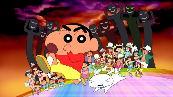 Wallpaper Shinchan, Crayon