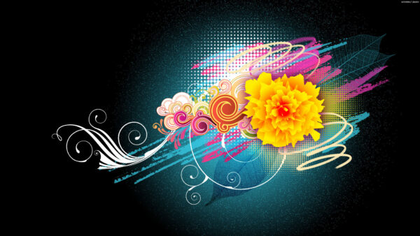 Wallpaper Free, Cool, Pc, Images, 1080p, Vector, Designs, Abstract, Desktop, Background, Flower, 1920×1080, Wallpaper, Download