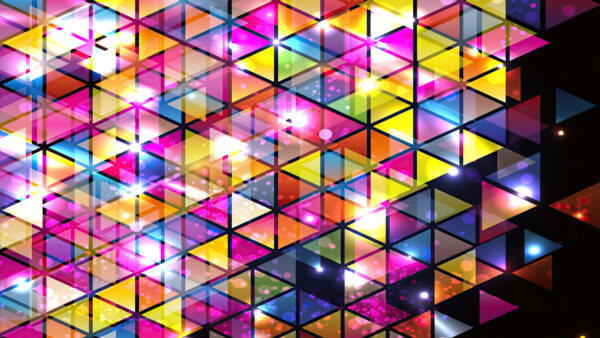 Wallpaper Shapes, Triagnle, Abstract, Desktop, Colourful, Vector