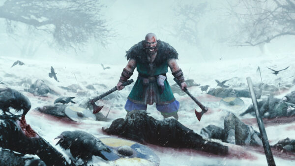 Wallpaper Kratos, Viking, Battlefield