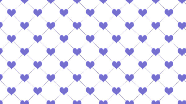 Wallpaper Heart, Desktop, Purple, Abstract, Geometry