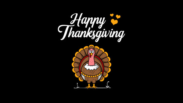 Wallpaper Thanksgiving, Background, Turkey, Black, Happy