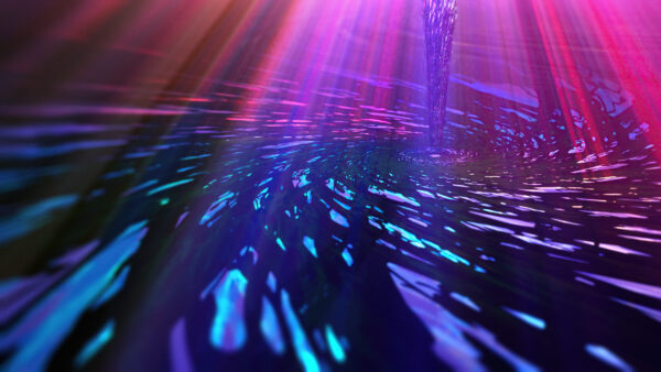 Wallpaper Glow, Formation, Blue, Glass, Pink, Desktop, Abstraction, Abstract