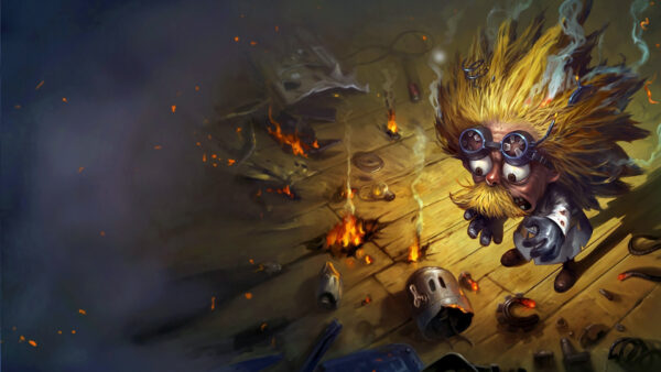 Wallpaper Heimerdinger, League, Legends, Desktop