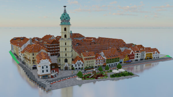 Wallpaper Town, Minecraft, Austria, Graz
